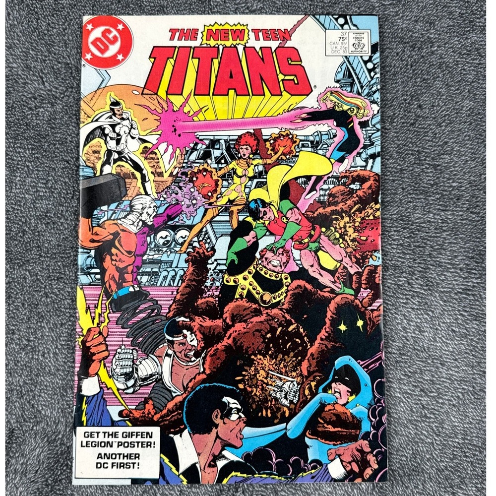 The New Teen Titans 37 DC Comics 1983 Bronze Age Marv Wolfman George Perez Robin